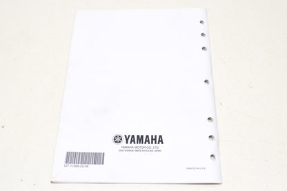 OEM Yamaha LIT-11666-20-56 WR450F (W-X) 2007-20 Assembly Manual NOS