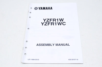 OEM Yamaha LIT-11666-20-53 Assembly Manual YZFR1W(C) NOS