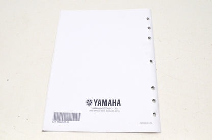 OEM Yamaha LIT-11666-20-53 Assembly Manual YZFR1W(C) NOS