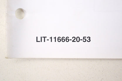 OEM Yamaha LIT-11666-20-53 Assembly Manual YZFR1W(C) NOS