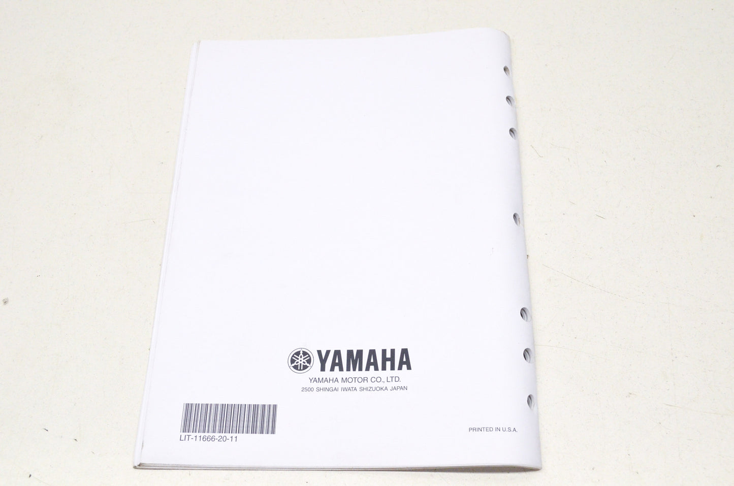 OEM Yamaha LIT-11666-20-11 YFM7FGPW Assembly Manual NOS