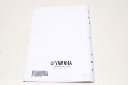 OEM Yamaha LIT-11666-20-11 YFM7FGPW Assembly Manual NOS