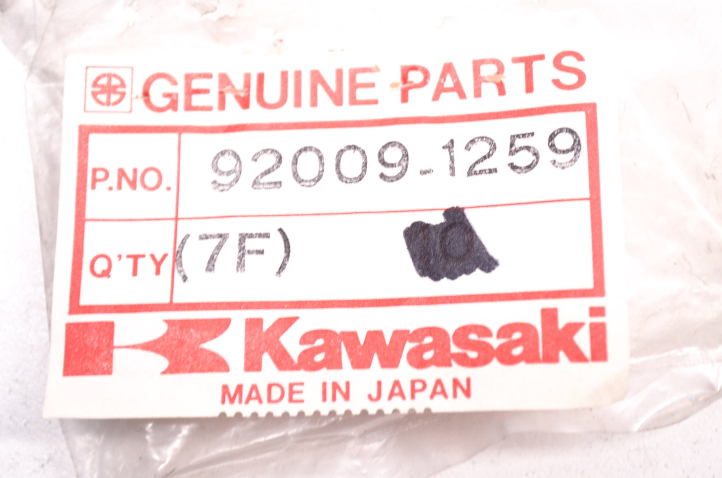 OEM Kawasaki 92009-1259 Screw w/ Washer Qty 4 NOS
