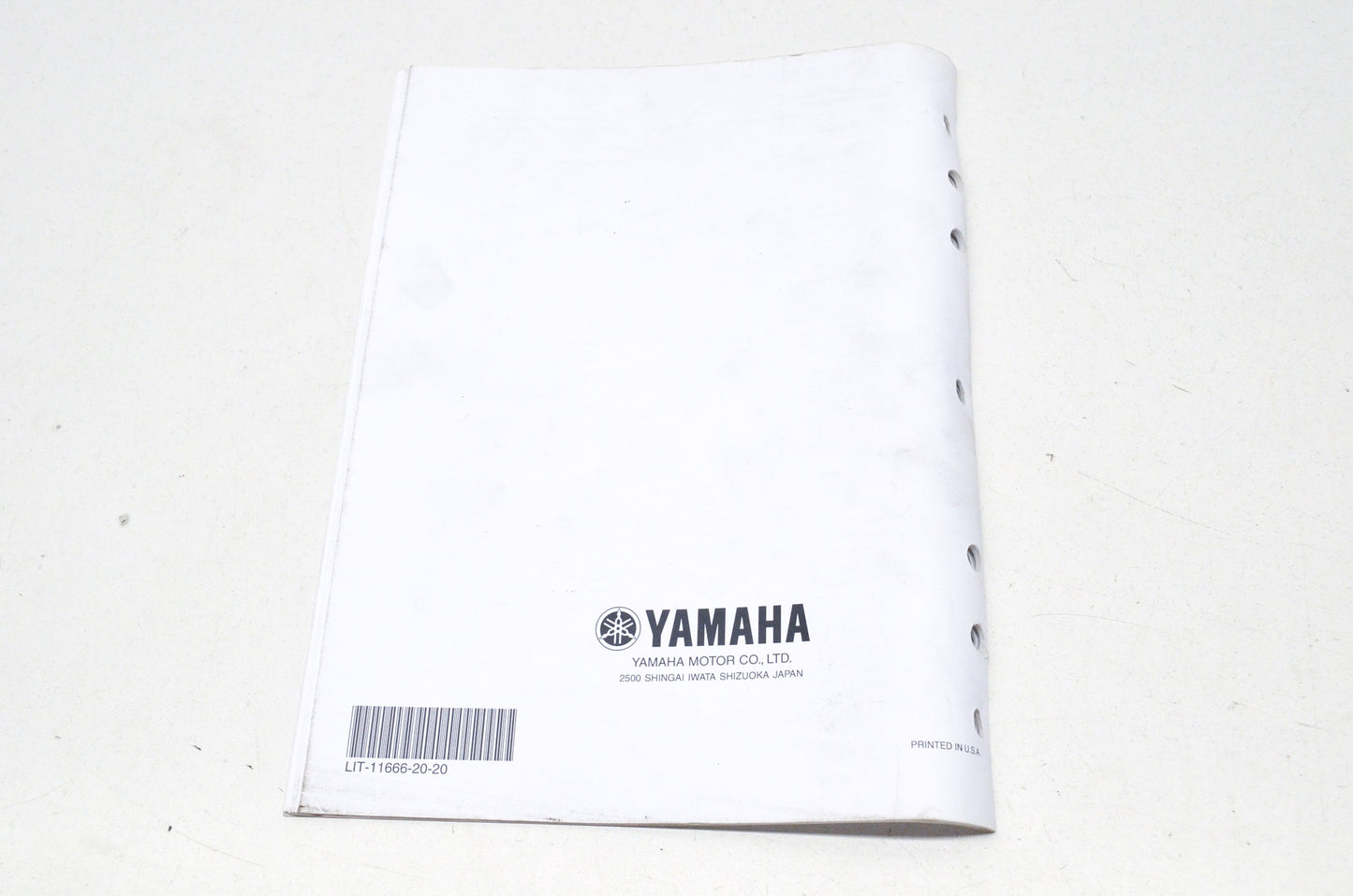 OEM Yamaha LIT-11666-20-20 TT-R50EW Assembly Manual NOS