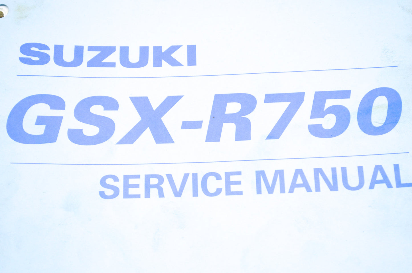 OEM Suzuki 99500-37110-03E GSX-R750 Service Manual