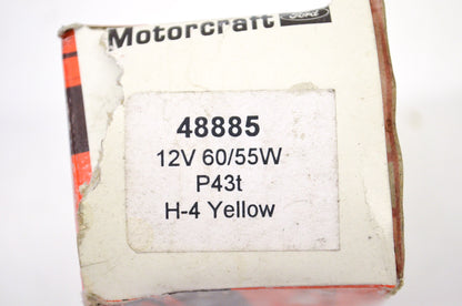 Motorcraft 48885 Light Bulb H4 12V 60/55W Yellow NOS
