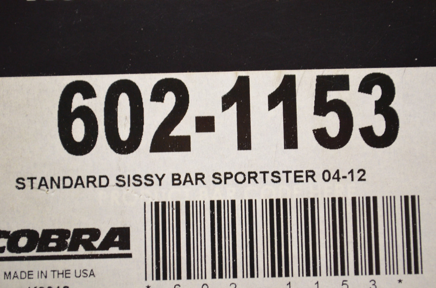 Harley Davidson Sissy Bar Standard NOS