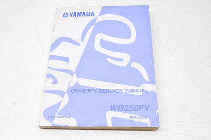 OEM Yamaha LIT-11626-19-38 WR250FV Owner's Manual