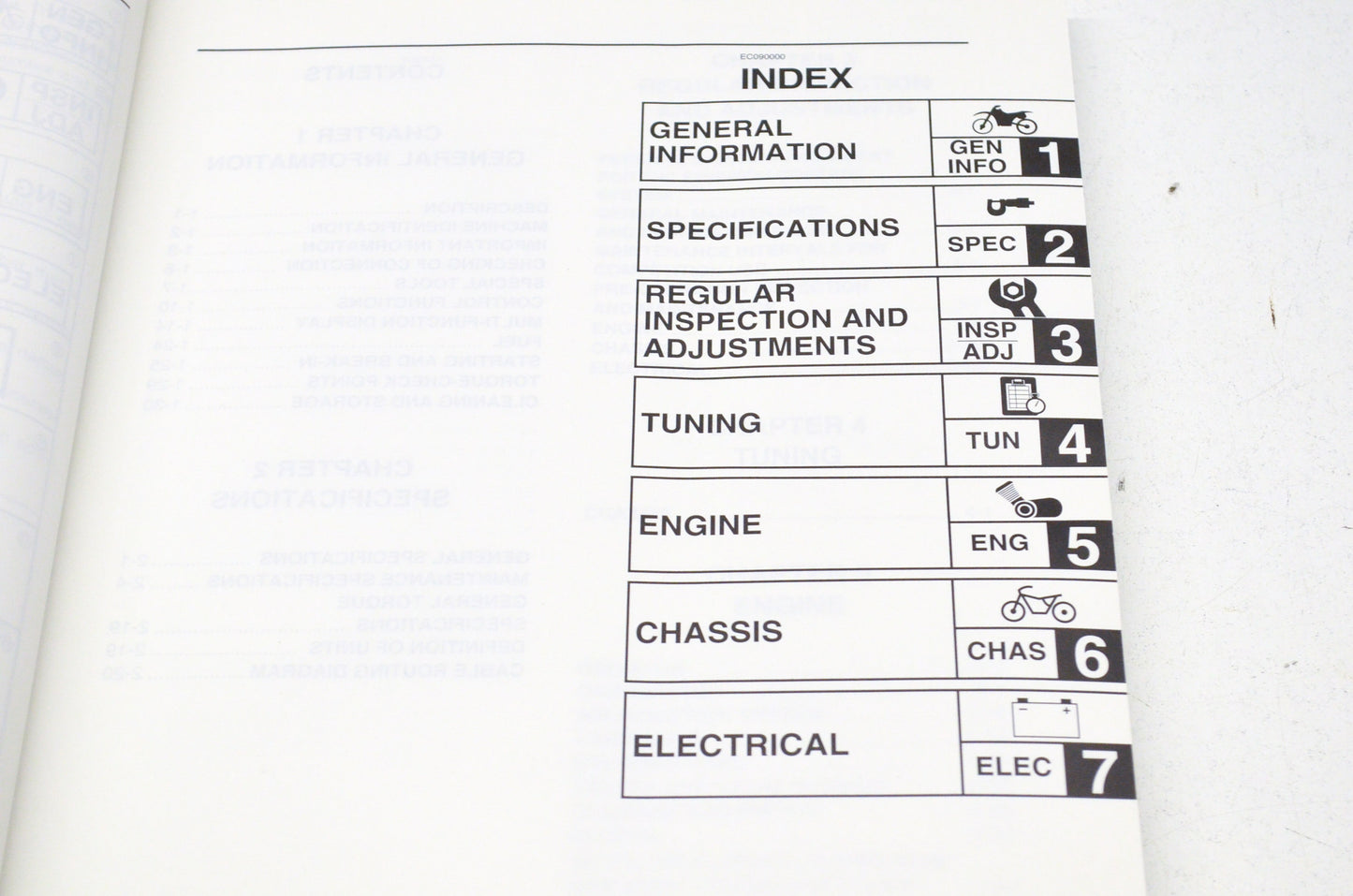 OEM Yamaha LIT-11626-19-38 WR250FV Owner's Manual