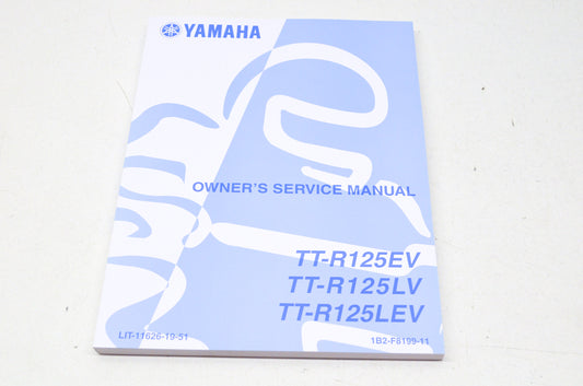 OEM Yamaha LIT-11626-19-51 TT-R125EV/LV/LEV Owner's Manual NOS