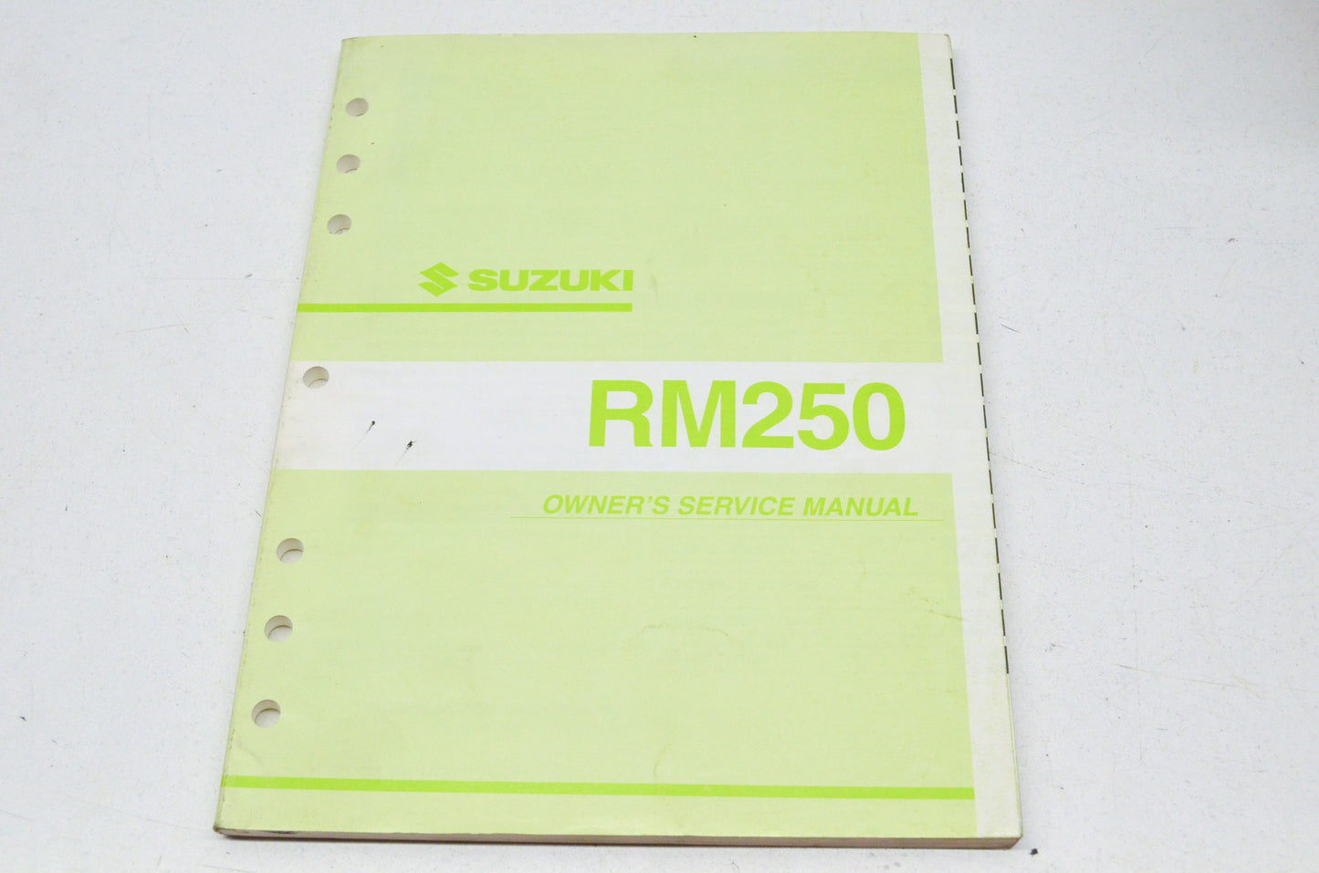 OEM Suzuki 99011-37F51-03A Owner's & Service Manual RM250K2 20 NOS