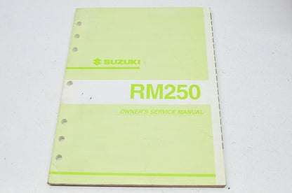 OEM Suzuki 99011-37F51-03A Owner's & Service Manual RM250K2 20 NOS