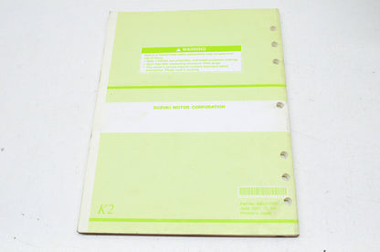 OEM Suzuki 99011-37F51-03A Owner's & Service Manual RM250K2 20 NOS