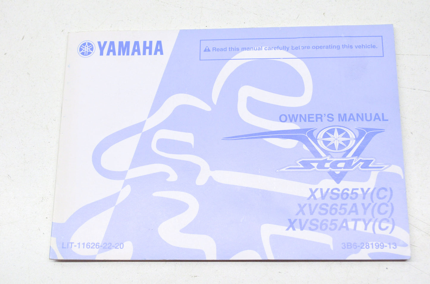 OEM Yamaha LIT-11626-22-20 XVS65Y(C) XVS65AY(C) Owner's Manual NOS