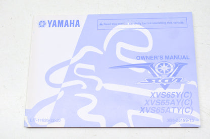 OEM Yamaha LIT-11626-22-20 XVS65Y(C) XVS65AY(C) Owner's Manual NOS