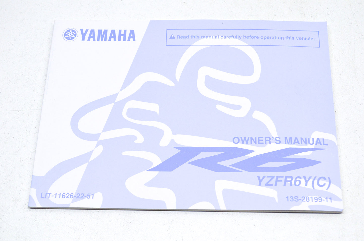 OEM Yamaha LIT-11626-22-51 Owner's Manual 09 R6 YZFR6Y/C NOS