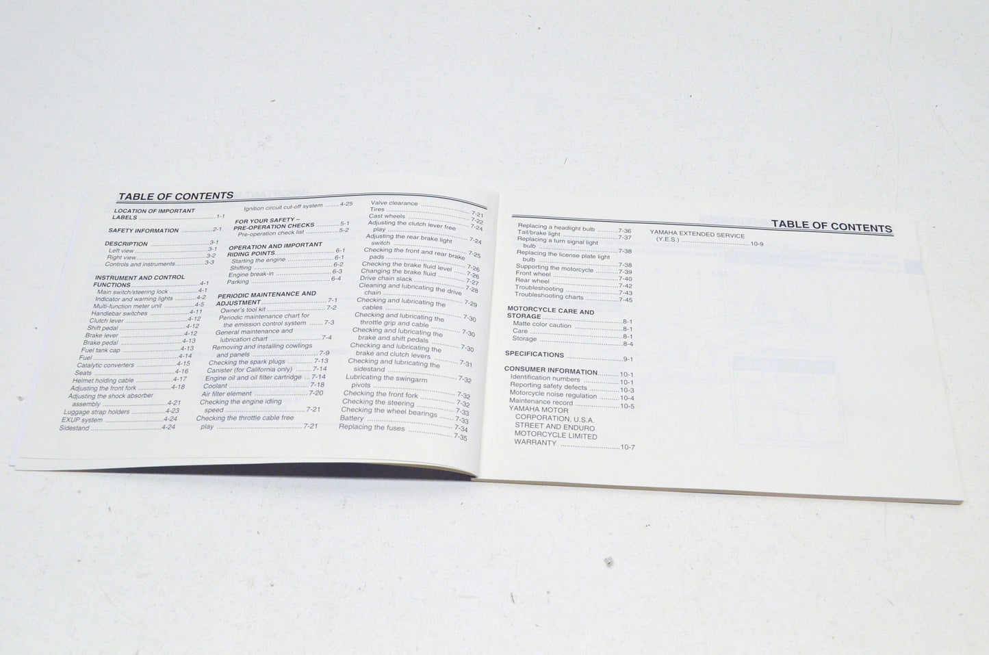OEM Yamaha LIT-11626-22-51 Owner's Manual 09 R6 YZFR6Y/C NOS