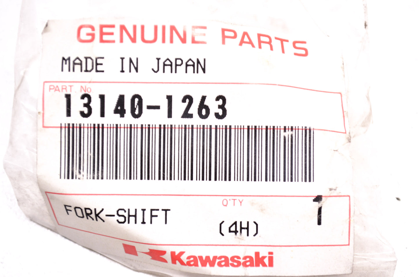 New OEM Kawasaki Shift Fork 13140-1263 NOS