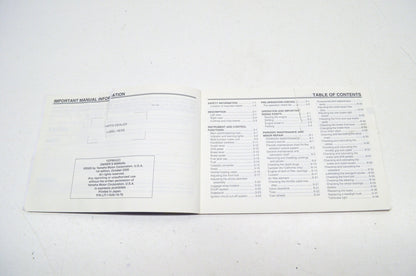 OEM Yamaha LIT-11626-19-78 Owner's Manual YZFR6V/VC R6