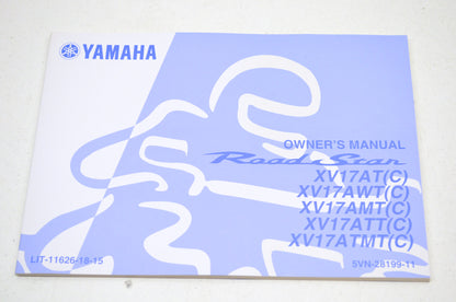 New OEM Yamaha Owner's Manual Road Star XV17AT(C), XV17AWT(C), XV17AMT(C), XV17A
