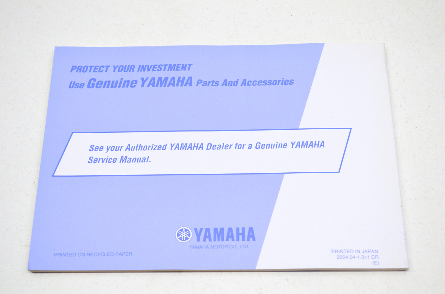 New OEM Yamaha Owner's Manual Road Star XV17AT(C), XV17AWT(C), XV17AMT(C), XV17A
