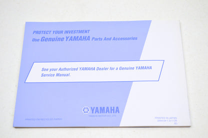 New OEM Yamaha Owner's Manual Road Star XV17AT(C), XV17AWT(C), XV17AMT(C), XV17A