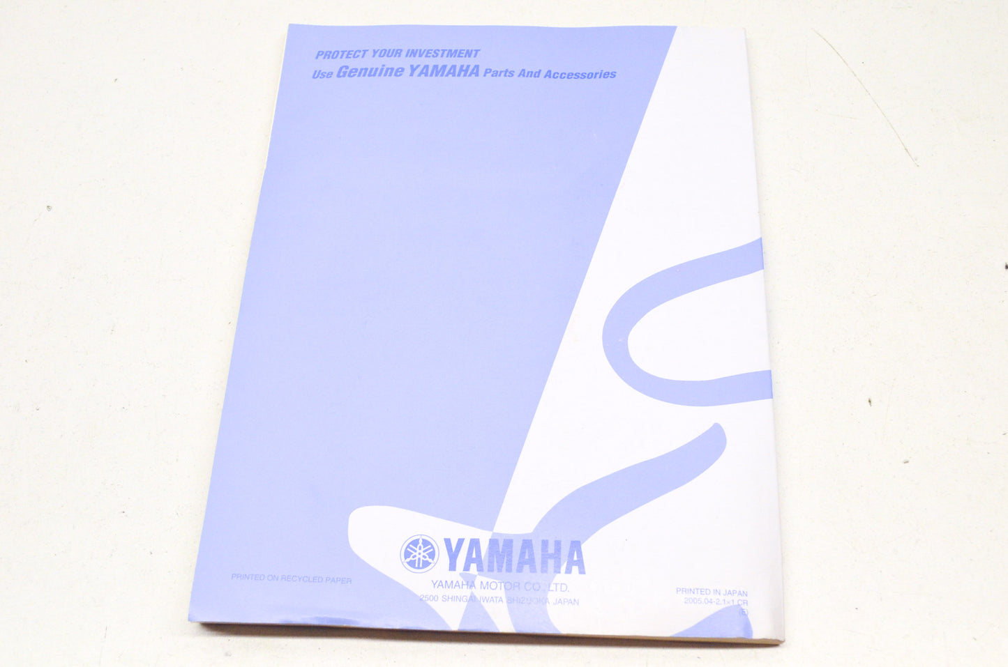 OEM Yamaha LIT-11626-19-19, 3P2-28199-10 Owner's Manual TT-R90EV NOS