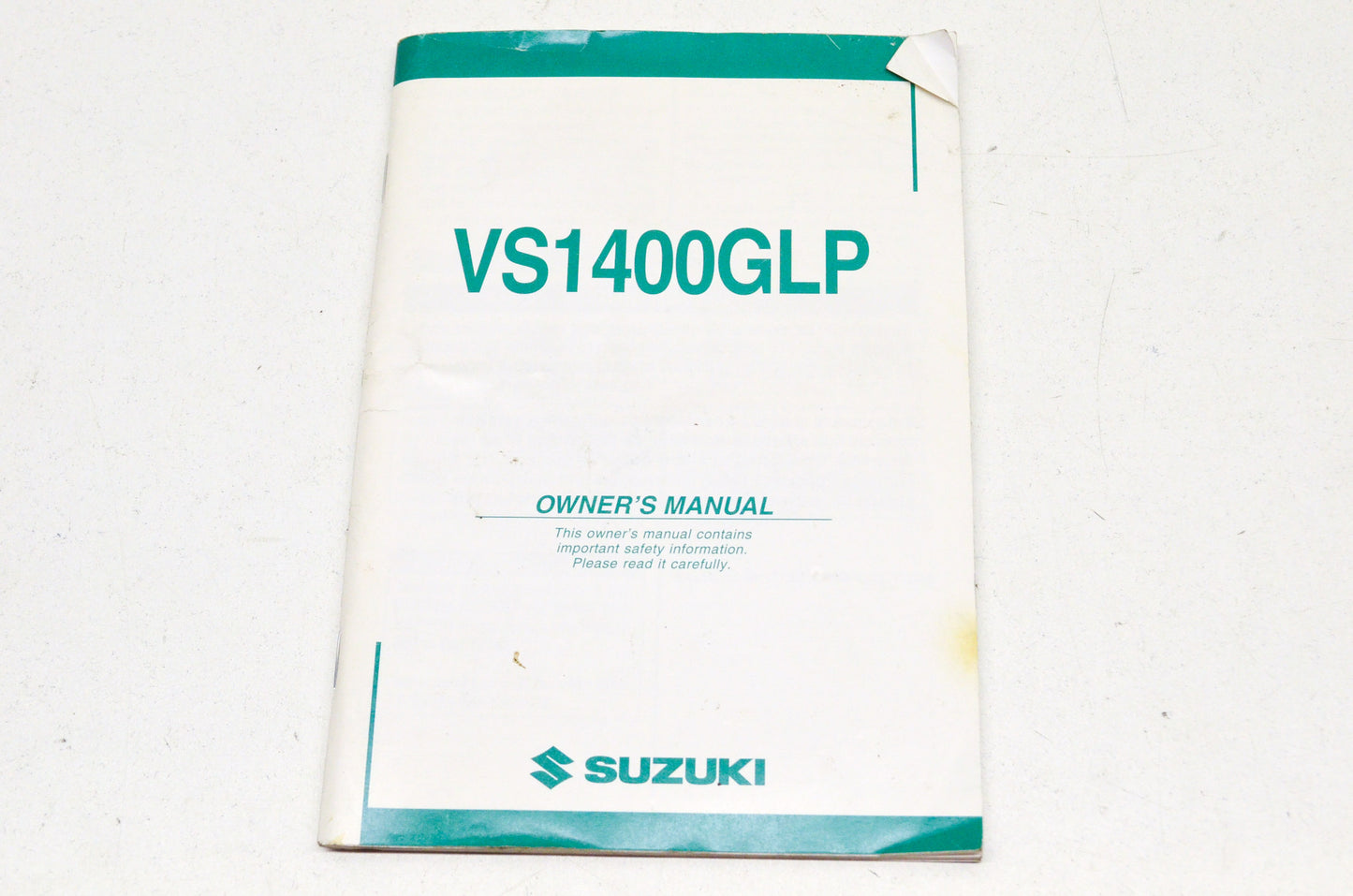 OEM Suzuki 99011-38B67-03A Owner's Manual VS1400GLK4