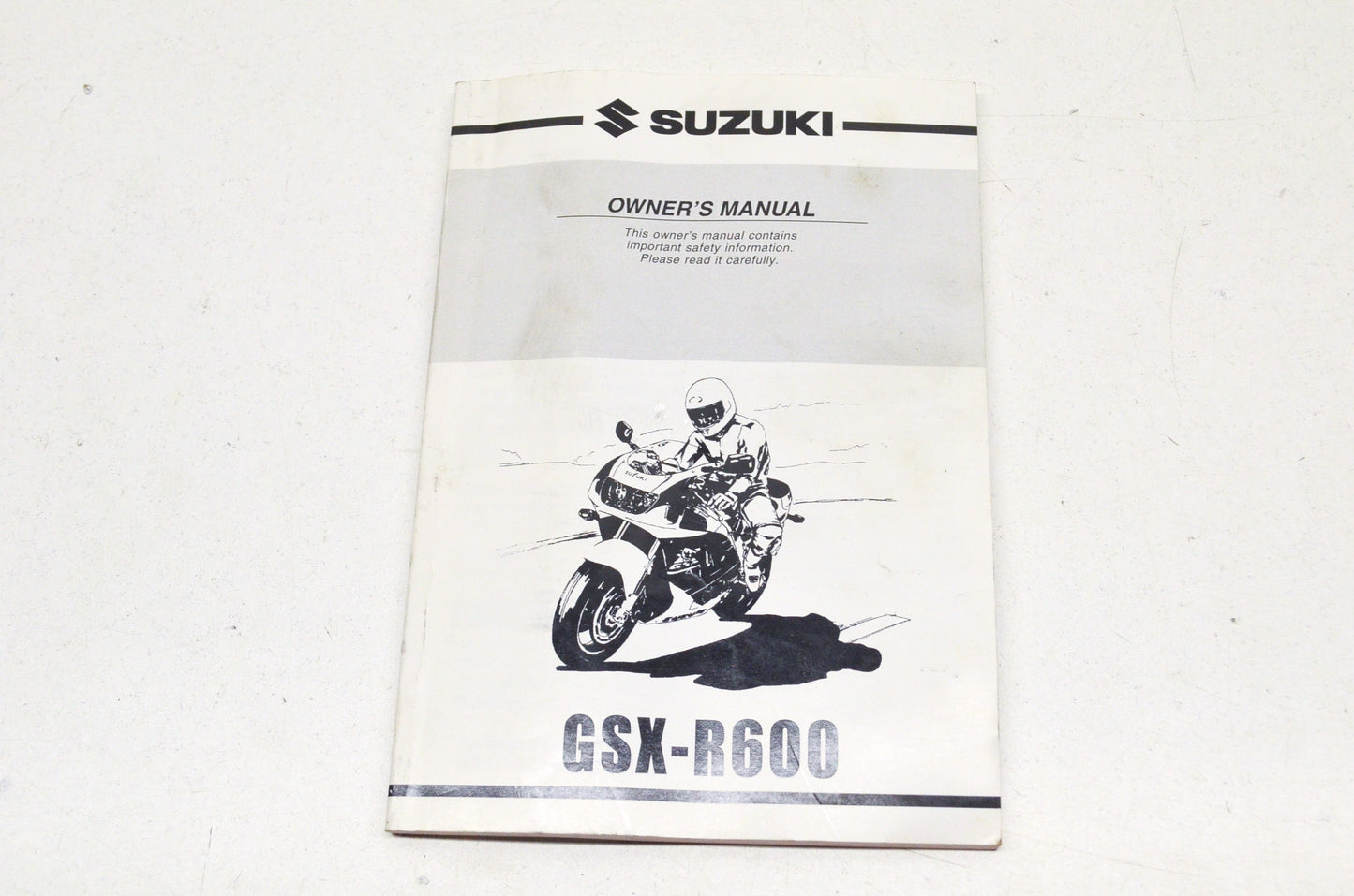 OEM Suzuki 99011-34E53-03A Owner's Manual GSX-R600Y 2