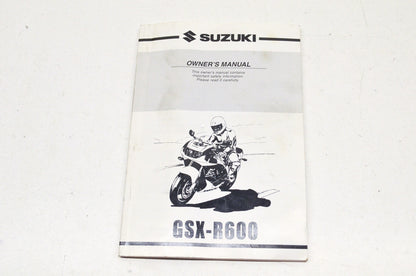 OEM Suzuki 99011-34E53-03A Owner's Manual GSX-R600Y 2