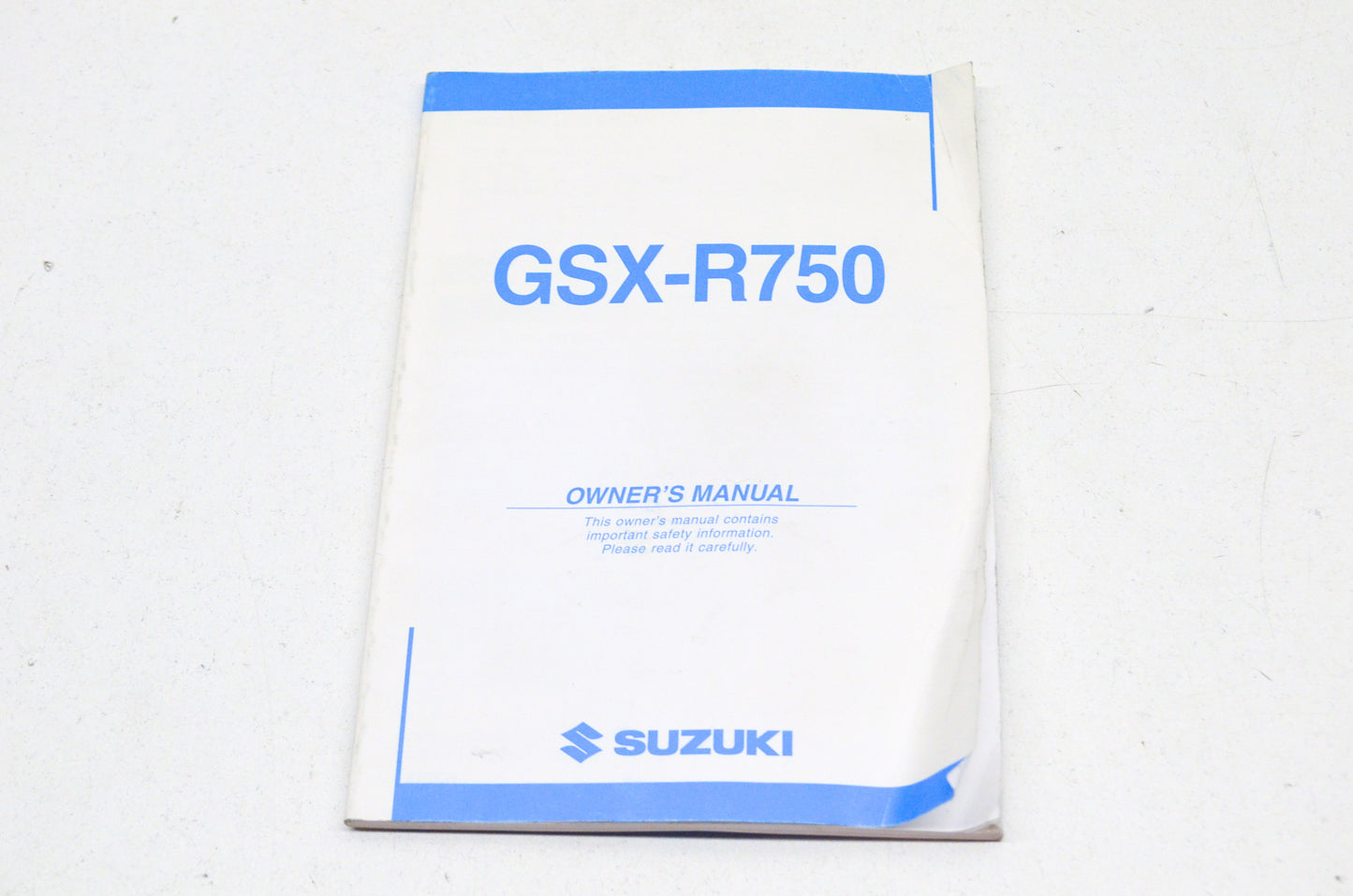 OEM Suzuki 99011-30G50-03A Owner's Manual GSX-R750K4