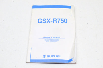 OEM Suzuki 99011-30G50-03A Owner's Manual GSX-R750K4