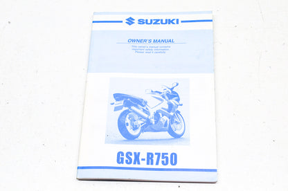 OEM Suzuki 99011-33F50-03A Owner's Manual GSX-R750YK1 NOS