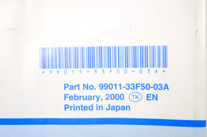 OEM Suzuki 99011-33F50-03A Owner's Manual GSX-R750YK1 NOS