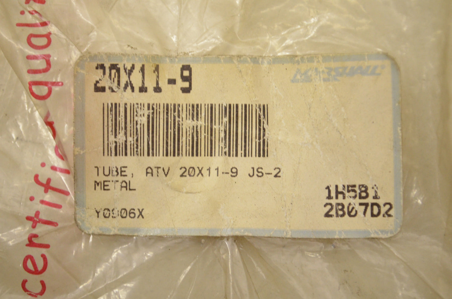 New CST Inner Tube 20X11-9 JS-2 ATV NOS