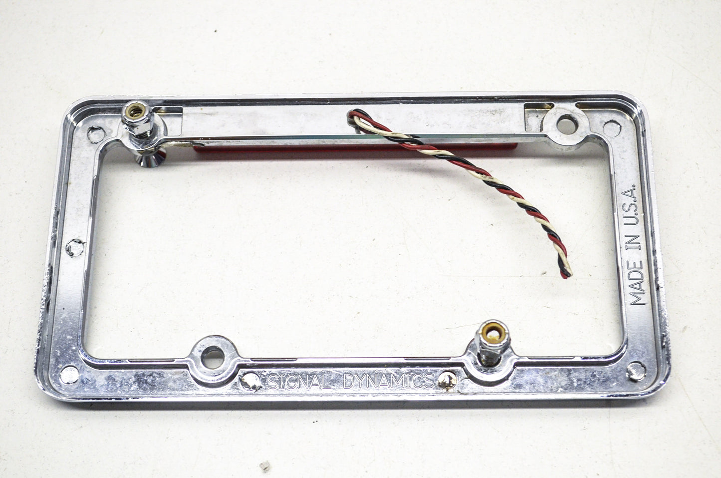 Signal Dynamics Motorcycle License Plate Frame