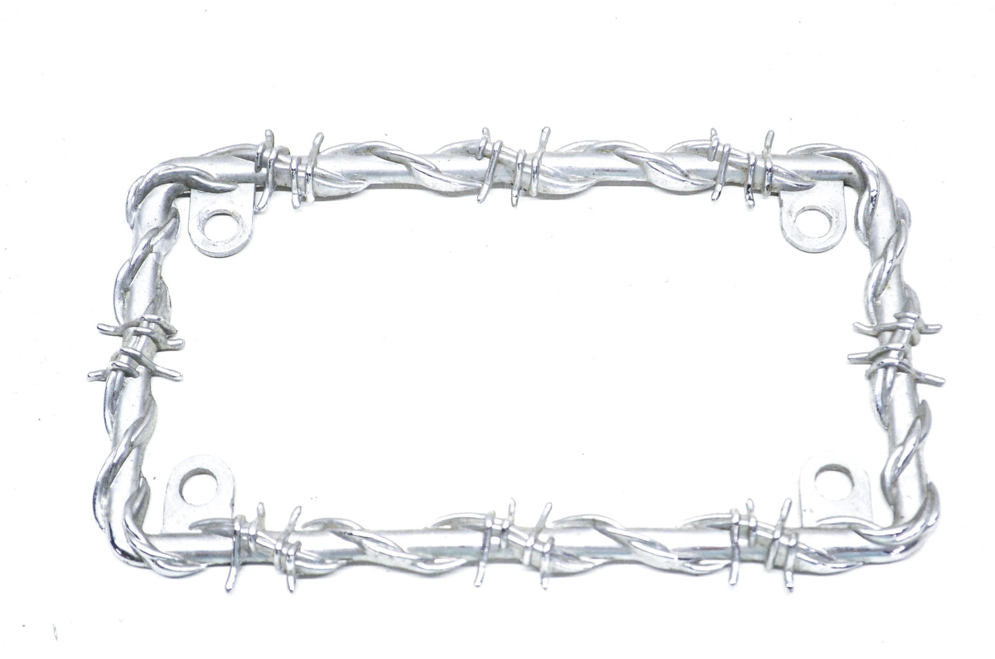 Barbed Wire Motorcycle License Plate Frame