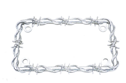 Barbed Wire Motorcycle License Plate Frame