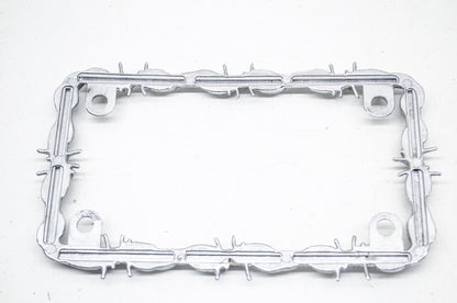 Barbed Wire Motorcycle License Plate Frame