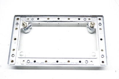 Spiked Skull Motorcycle License Plate Frame