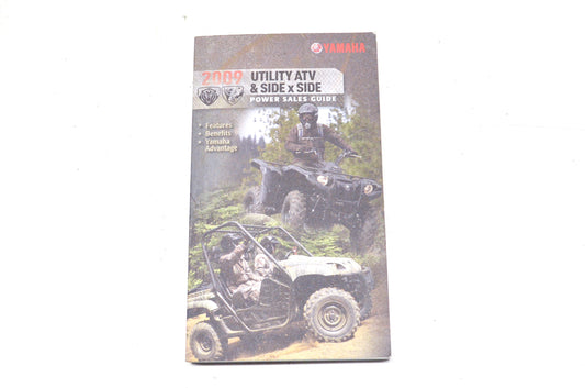 OEM Yamaha LIT-SLSGD-UT-09 Guide 2009 Power Sales NOS