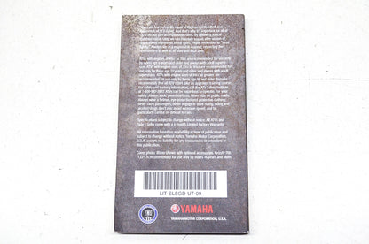 OEM Yamaha LIT-SLSGD-UT-09 Guide 2009 Power Sales NOS