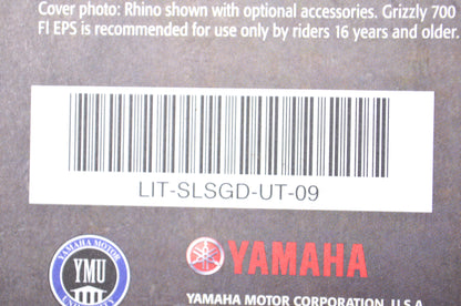 OEM Yamaha LIT-SLSGD-UT-09 Guide 2009 Power Sales NOS