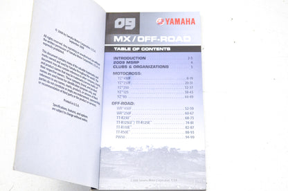 OEM Yamaha LIT-SLSGD-OF-09 Guide 2009 Power Sales NOS