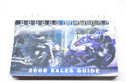 OEM Suzuki Motorcycle & Scooter Sales Guide 08 NOS