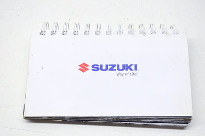 OEM Suzuki Motorcycle & Scooter Sales Guide 08 NOS