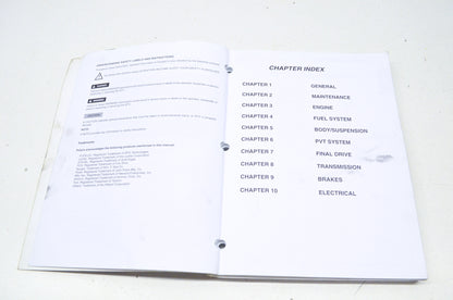 OEM Polaris 9918065 Service Manual 03 Sportsman 400/500