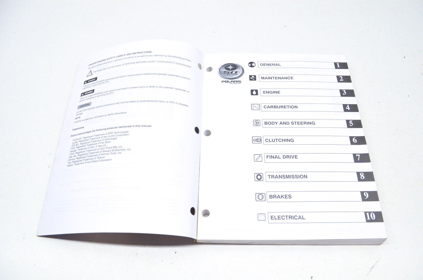OEM Polaris 9919499 Service Manual 06 Magnum 330 4X4