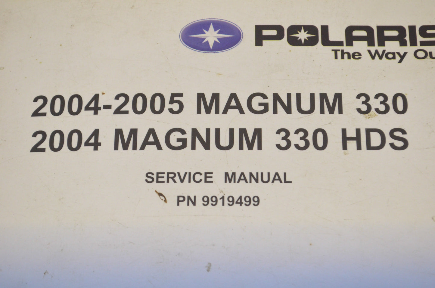 OEM Polaris 9919499 Service Manual 06 Magnum 330 4X4