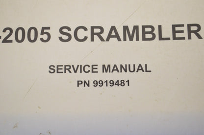 OEM Polaris 9919481 Service Manual 06 Scrambler 500 4X4